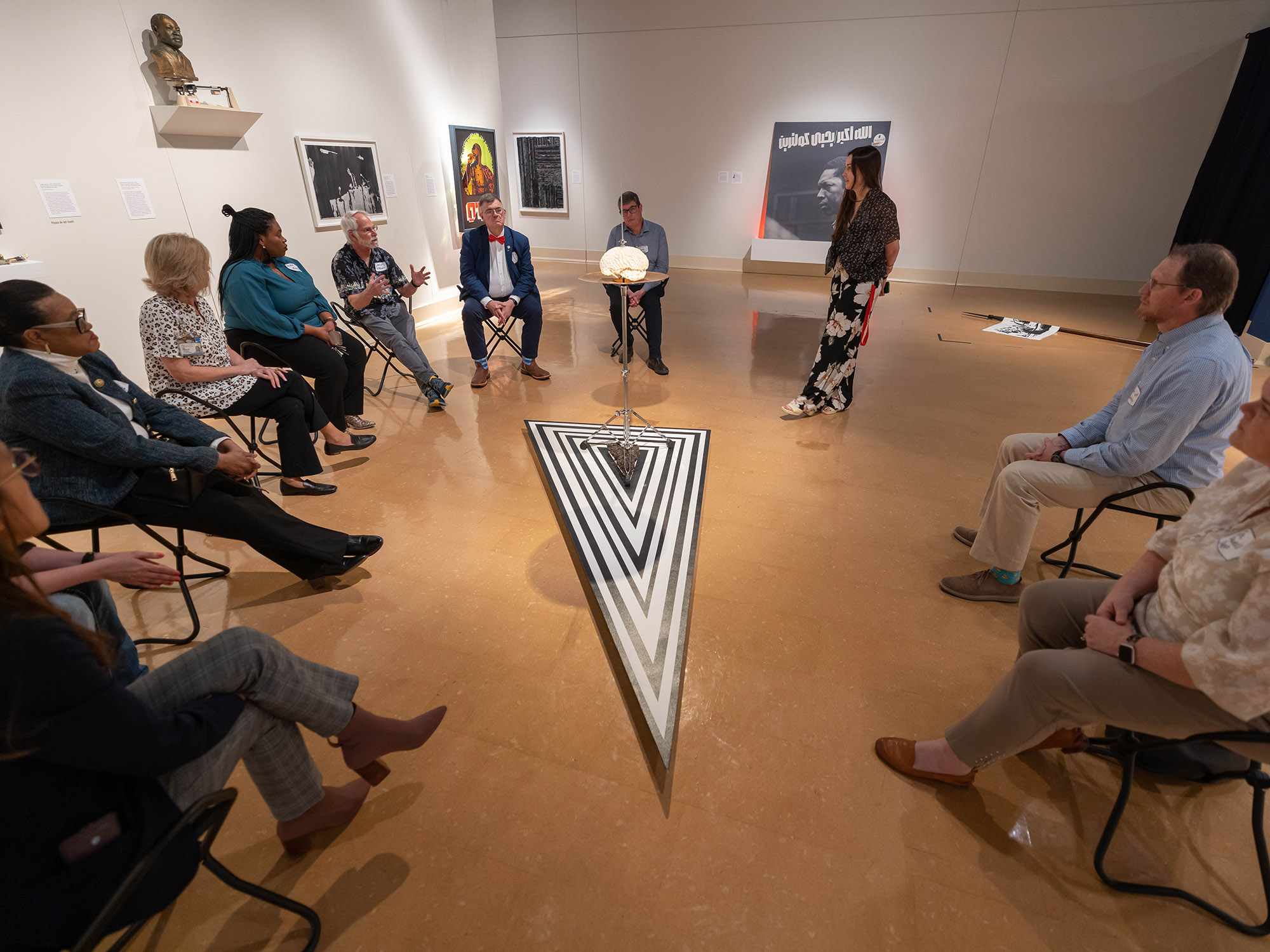 Educators ponder art, connect across schools during trip to museum